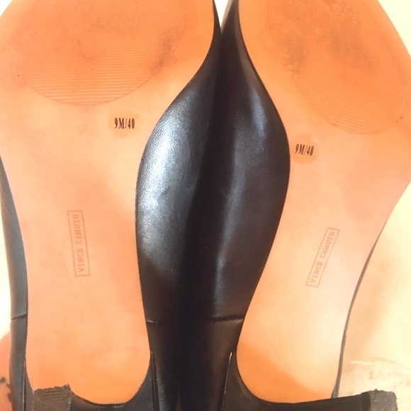 🌟 VINCE CAMUTO Women's Heels Size 9M Zip up heel~EUC - Picture 8 of 8